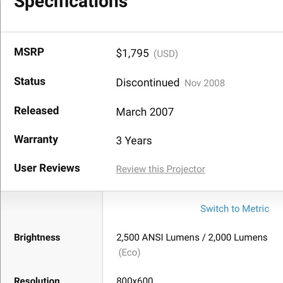 KAGA TAXAN Data projector KG-PS100S See Description - Picture 13 of 13